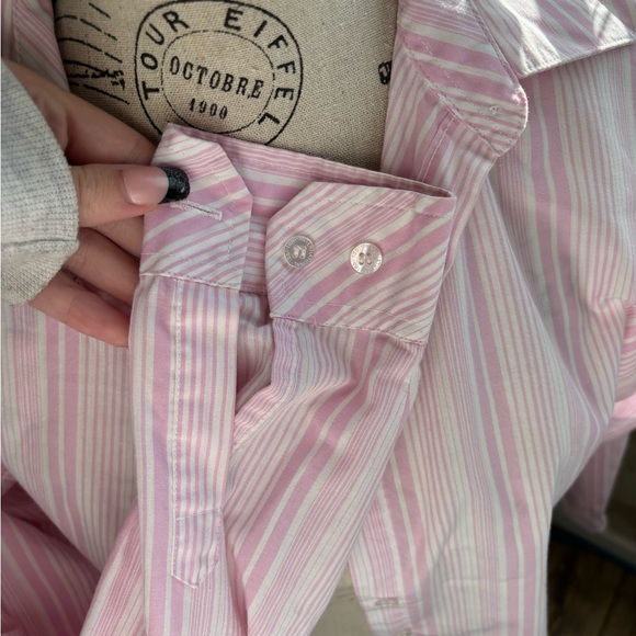 Pink Button up Collared Shirt - Picture 5 of 7